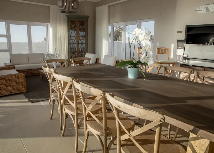 Living space at the beach house