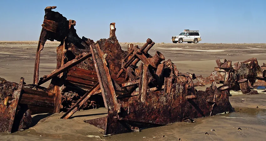 Skeleton Coast shoreline